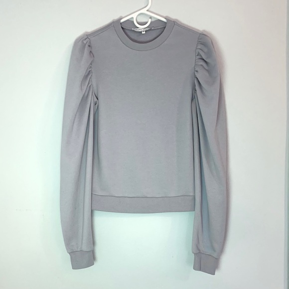 English Factory Tops - English Factory Pale Blue Sweatshirt - XS